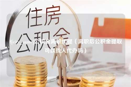 武安公积金离职代提（离职后公积金提取可以找人代办吗）